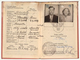 Tschechoslowakischer Pass von Iwan und Charlotte Heilbut 