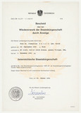 Citizenship notification for Clementine Zernik