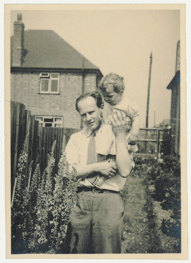 Frederick R. Eirich mit Tochter Ursula