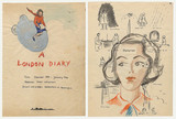 Illustriertes Tagebuch von Lili Cassel, Titelseite und eine weitere Seite 