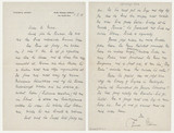 Letter from Thomas Mann to Hans Meisel