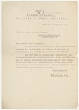 Appointment letter of Fritz Neumark