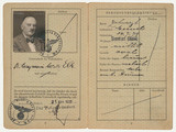 German passport of Benjamin Elk