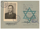 Walter Zweig's Jewish Community membership card